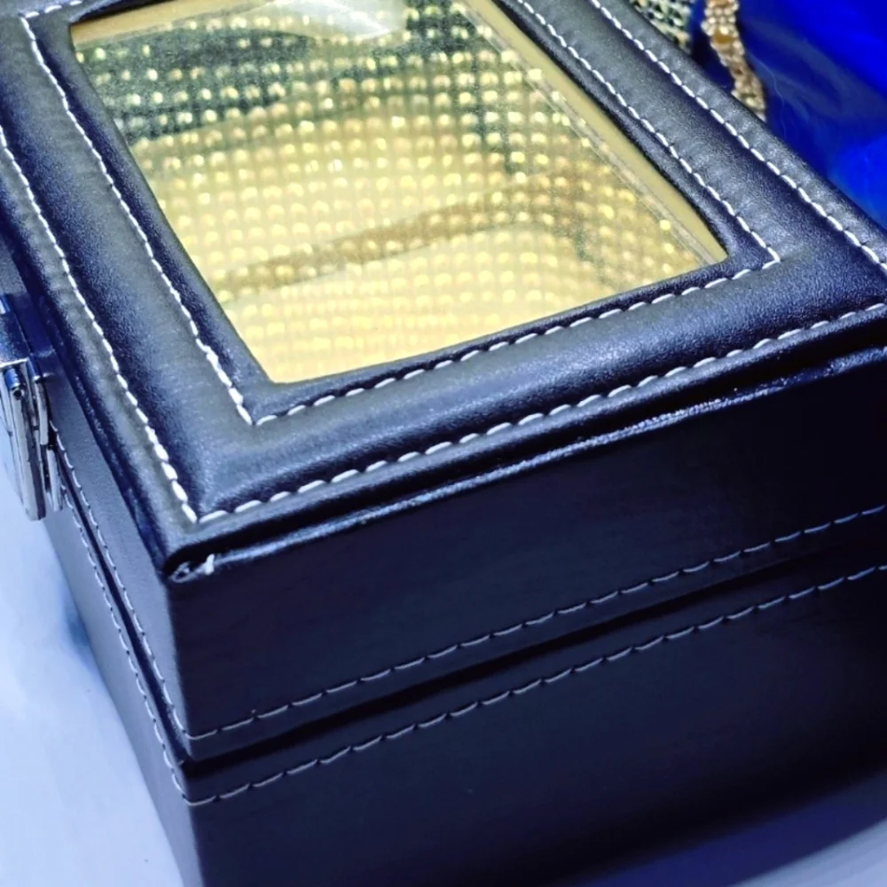 Men's Watch/Jewelry Organizer Holds Three